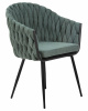 Стул обеденный DOBRIN MATILDA, зеленая ткань (LAR 275-23)