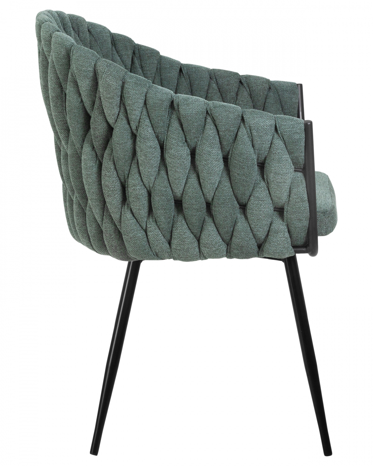 Стул обеденный DOBRIN MATILDA, зеленая ткань (LAR 275-23)