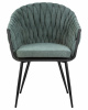Стул обеденный DOBRIN MATILDA, зеленая ткань (LAR 275-23)
