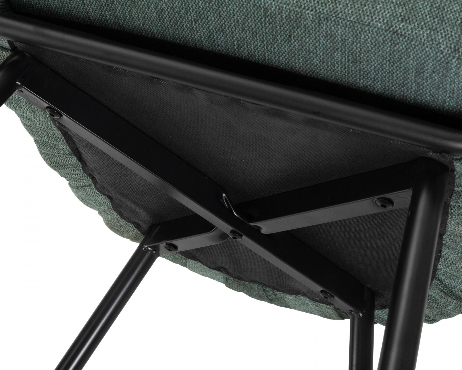 Стул обеденный DOBRIN MATILDA, зеленая ткань (LAR 275-23)