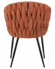 Стул обеденный DOBRIN MATILDA, оранжевая ткань (LAR 275-27)