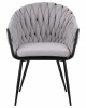 Стул обеденный DOBRIN MATILDA, серая ткань (LAR 275-17)
