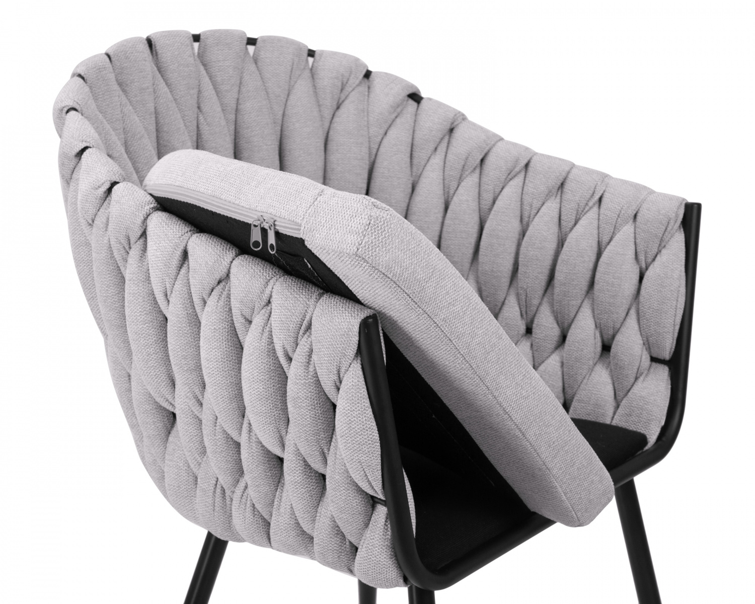 Стул обеденный DOBRIN MATILDA, серая ткань (LAR 275-17)