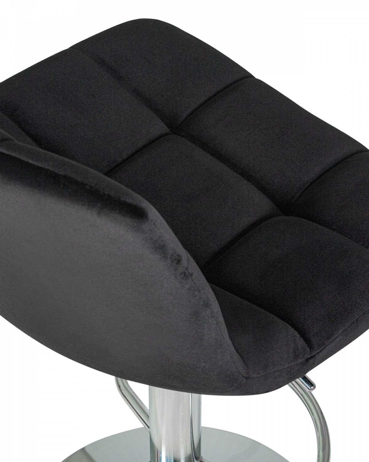 Стул барный DOBRIN TAILOR, черный велюр (MJ9-101)