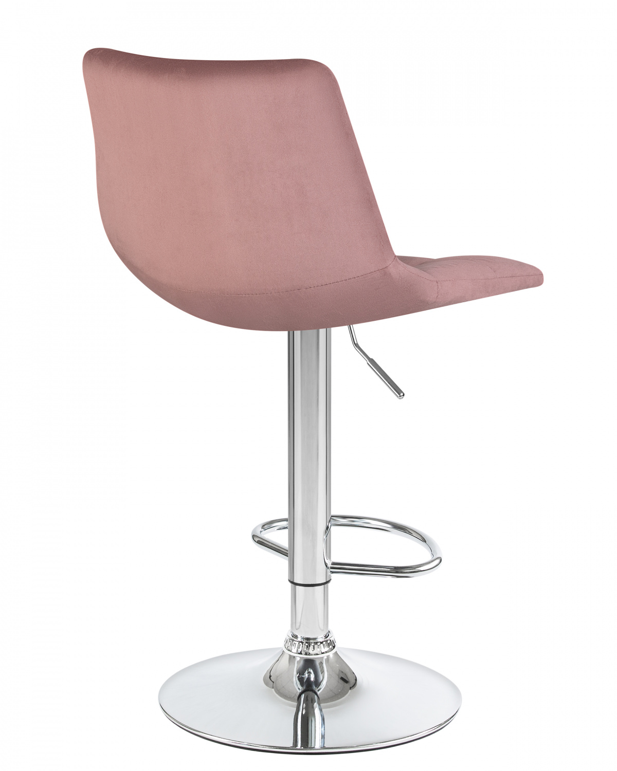 Стул барный DOBRIN TAILOR, пудрово-розовый велюр (MJ9-32)