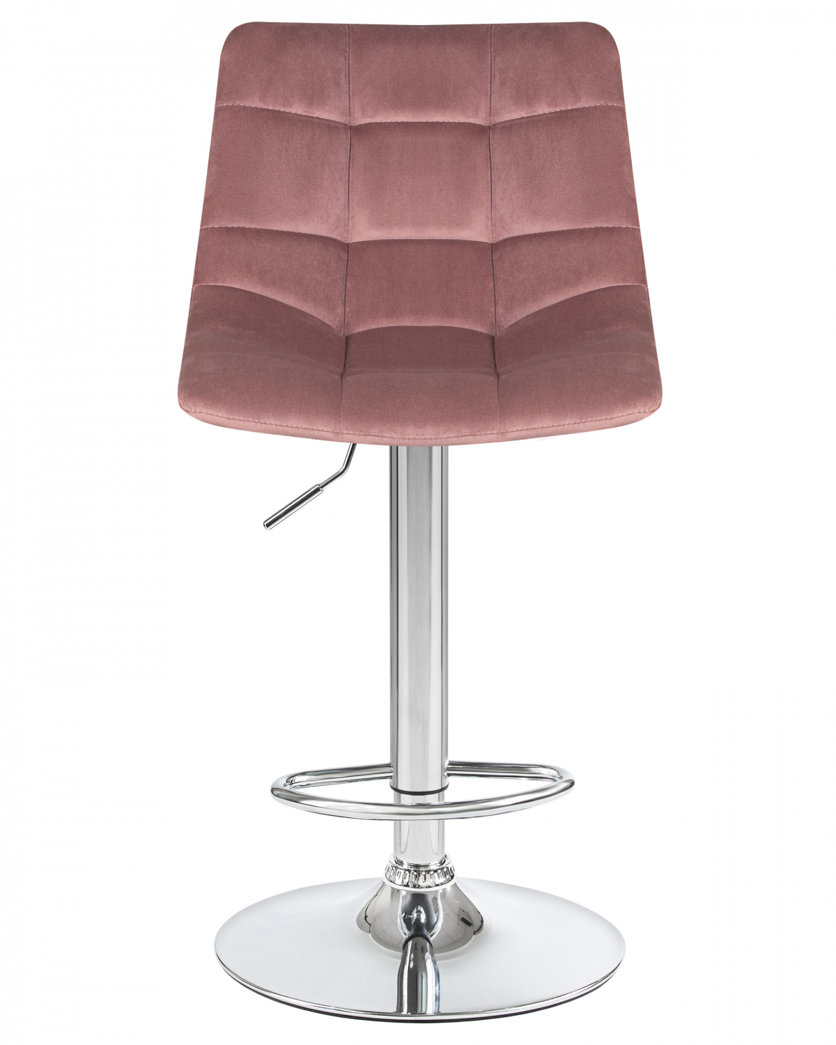Стул барный DOBRIN TAILOR, пудрово-розовый велюр (MJ9-32)