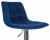 Стул барный DOBRIN TAILOR, синий велюр (MJ9-117)