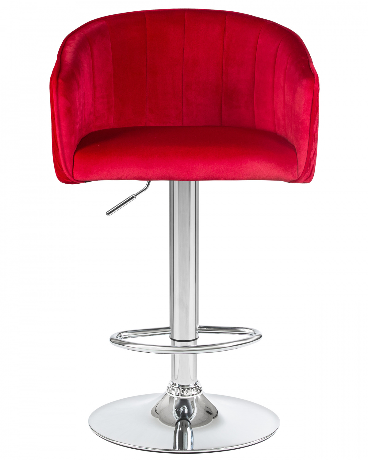 Стул барный DOBRIN DARCY, малиновый велюр (1922-14)
