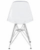 Стул обеденный DOBRIN DSR CASPER, ножки хром, цвет прозрачный