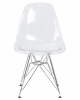 Стул обеденный DOBRIN DSR CASPER, ножки хром, цвет прозрачный