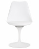 Стул обеденный DOBRIN TULIP, белое основание, цвет белый (W-02)