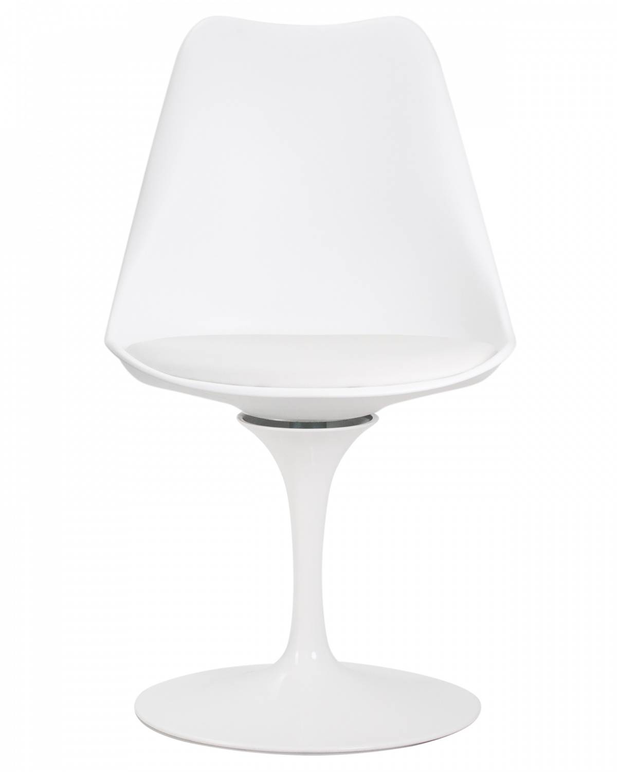 Стул обеденный DOBRIN TULIP, белое основание, цвет белый (W-02)