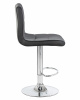 Стул барный DOBRIN CANDY, светло-серый-чёрный