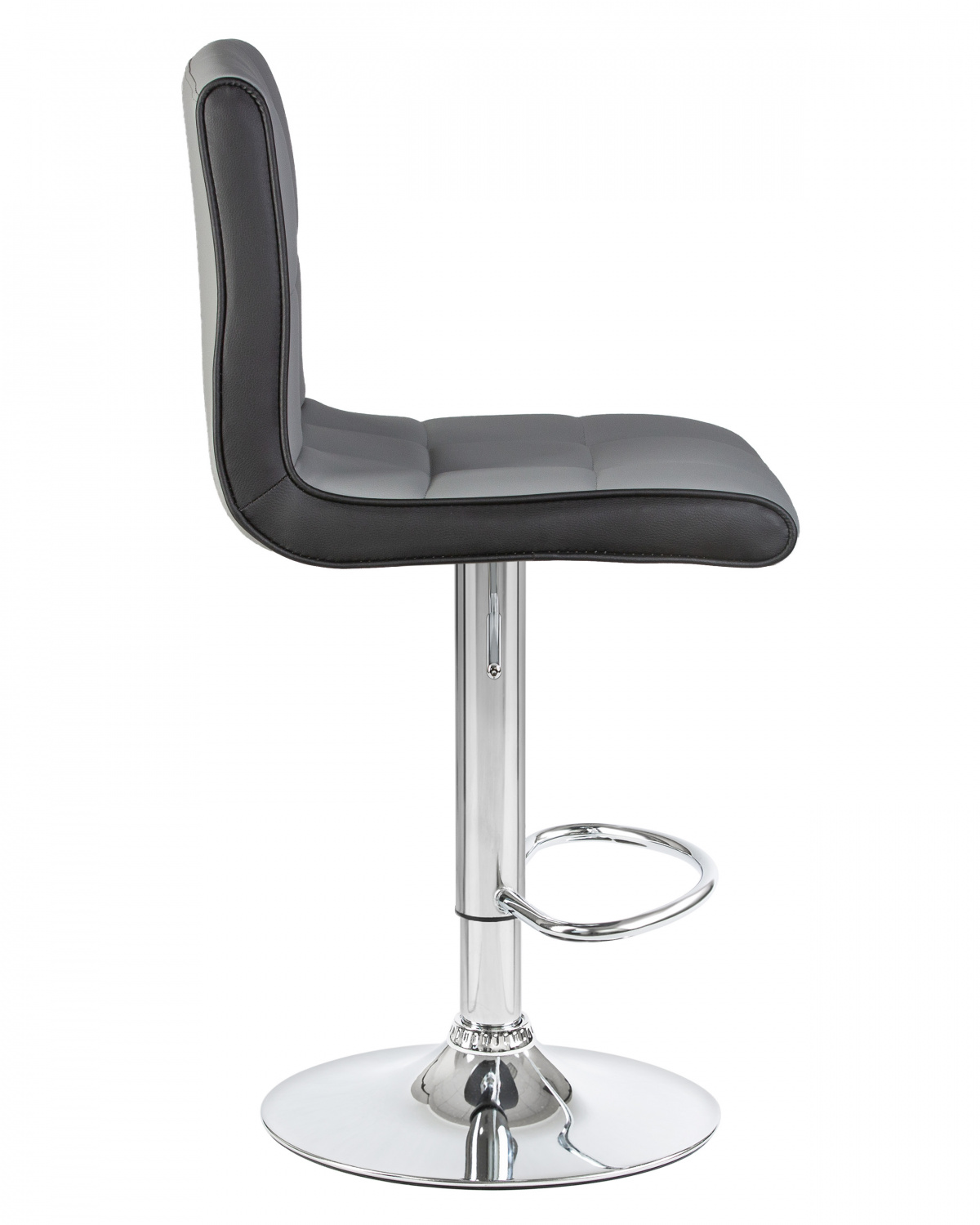 Стул барный DOBRIN CANDY, светло-серый-чёрный