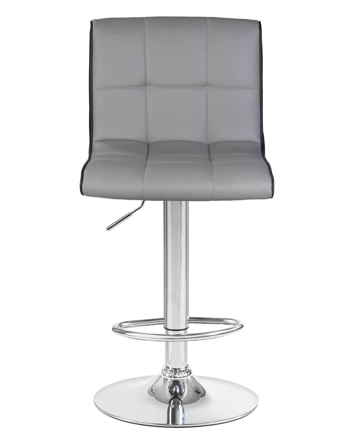 Стул барный DOBRIN CANDY, светло-серый-чёрный