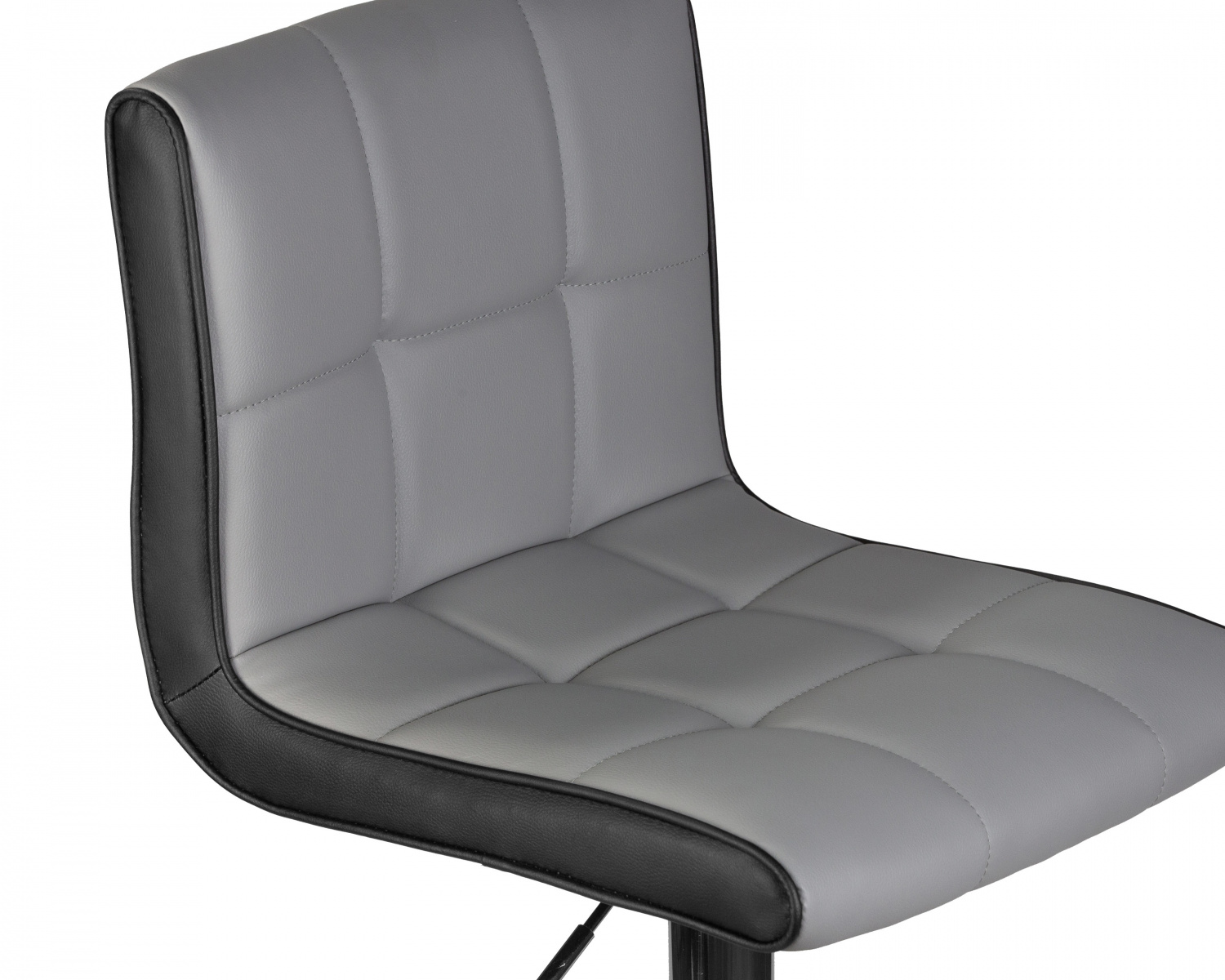 Стул барный DOBRIN CANDY, светло-серый-чёрный