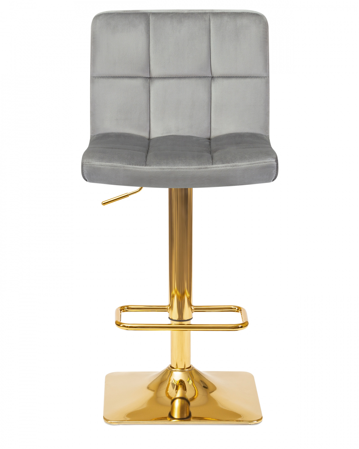 Стул барный DOBRIN GOLDIE, серый велюр (MJ9-75)