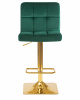 Стул барный DOBRIN GOLDIE, зеленый велюр (MJ9-88)