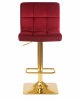 Стул барный DOBRIN GOLDIE, бордовый велюр (MJ9-43)