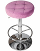 Табурет барный DOBRIN BRUNO, пудрово-сиреневый велюр (MJ9-52)