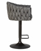 Стул барный DOBRIN LEON, графитовая ткань (LAR-275-21)