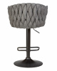 Стул барный DOBRIN LEON, графитовая ткань (LAR-275-21)