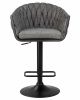 Стул барный DOBRIN LEON, графитовая ткань (LAR-275-21)