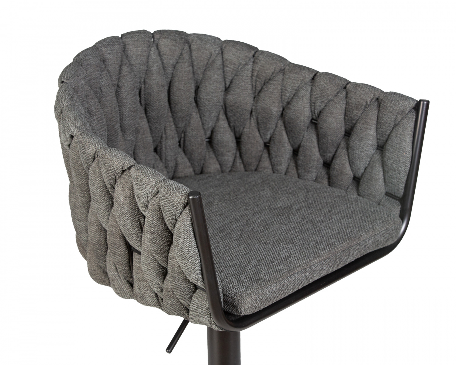 Стул барный DOBRIN LEON, графитовая ткань (LAR-275-21)