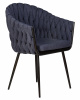 Стул обеденный DOBRIN MATILDA, синяя ткань (LAR-275-29)