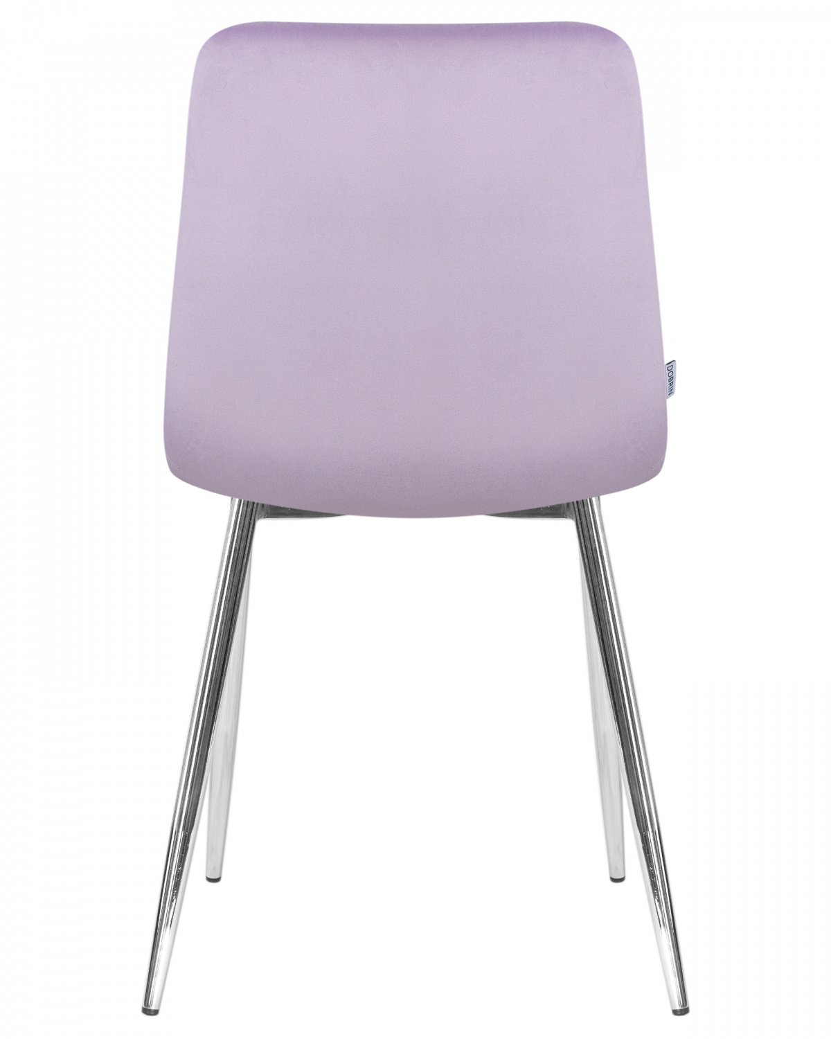 Стул обеденный DOBRIN ALEX, хром ножки, фиолетовый велюр (V108-49)
