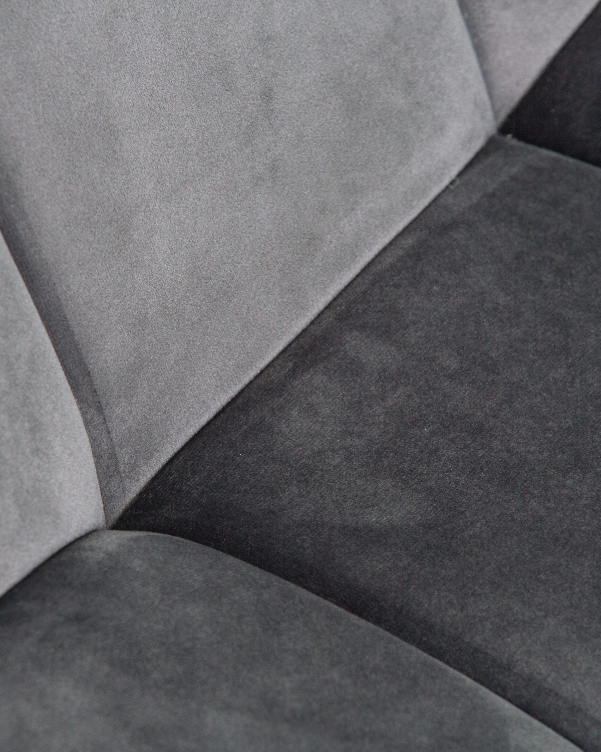 Стул обеденный DOBRIN ALEX, черные матовые ножки, темно-серый велюр (V108-91)