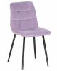 Стул обеденный DOBRIN ALEX, черные матовые ножки, фиолетовый велюр (V108-49)