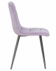 Стул обеденный DOBRIN ALEX, черные матовые ножки, фиолетовый велюр (V108-49)