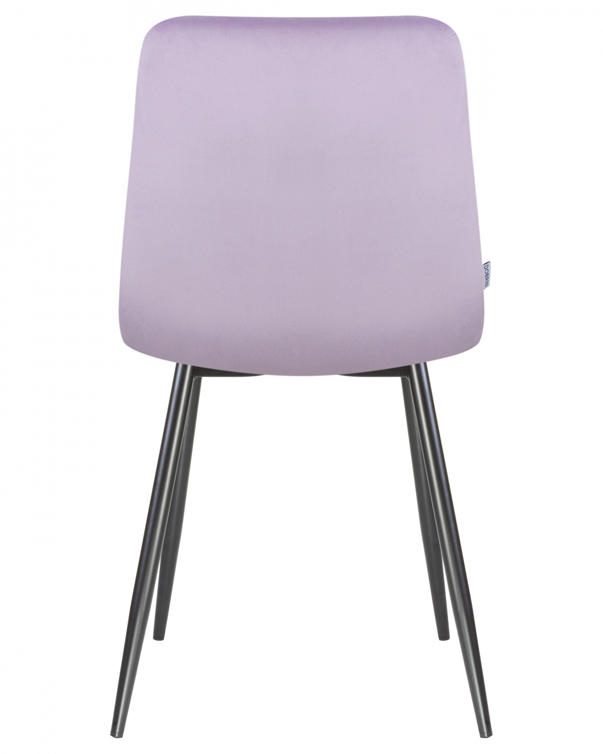 Стул обеденный DOBRIN ALEX, черные матовые ножки, фиолетовый велюр (V108-49)