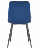 Стул обеденный DOBRIN ALEX, черные матовые ножки, темно-синий велюр (V108-67)