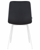 Стул обеденный DOBRIN ALEX, белые ножки, черный велюр (V108-77),