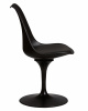 Стул обеденный DOBRIN TULIP, черное основание, цвет черный (B-03)