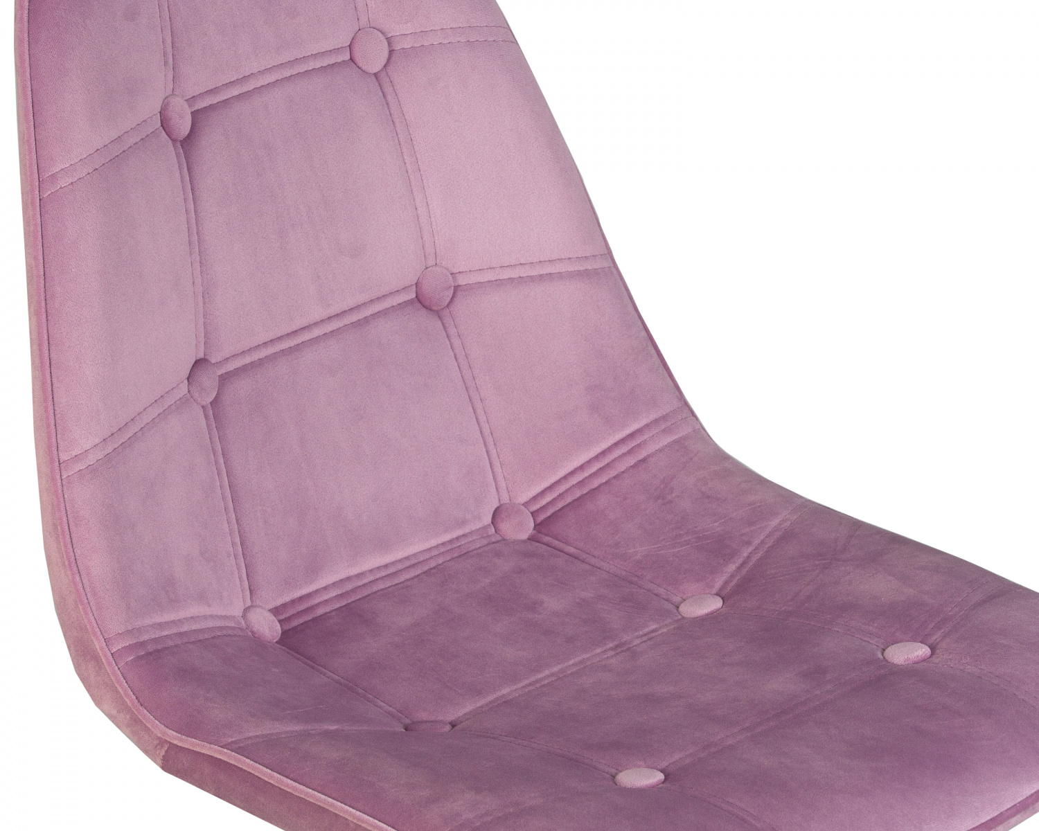 Стул обеденный DOBRIN BENNET, ножки светлый бук, пудрово-сиреневый велюр (HLR-27)