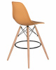 Стул барный DOBRIN DSW BAR, ножки светлый бук, цвет персиковый (NX-Y-06)