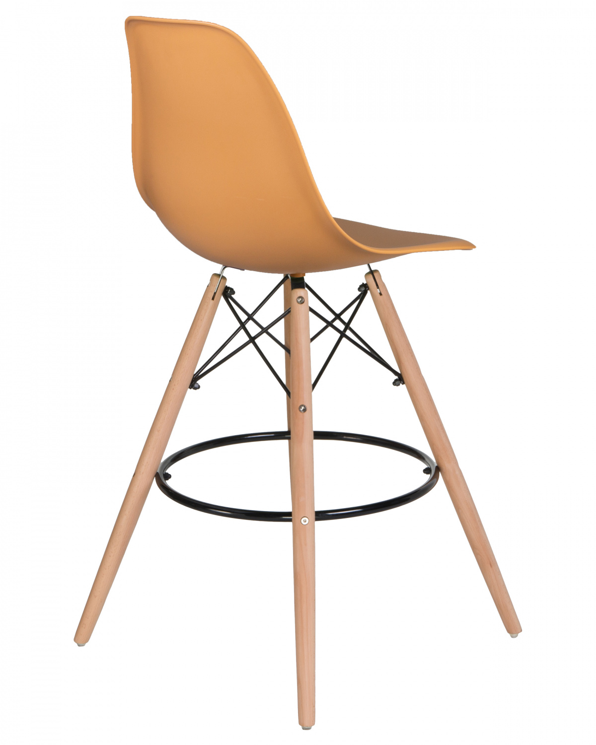 Стул барный DOBRIN DSW BAR, ножки светлый бук, цвет персиковый (NX-Y-06)