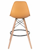 Стул барный DOBRIN DSW BAR, ножки светлый бук, цвет персиковый (NX-Y-06)