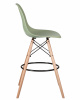 Стул барный DOBRIN DSW BAR, ножки светлый бук, цвет мятный (NX-G-09)