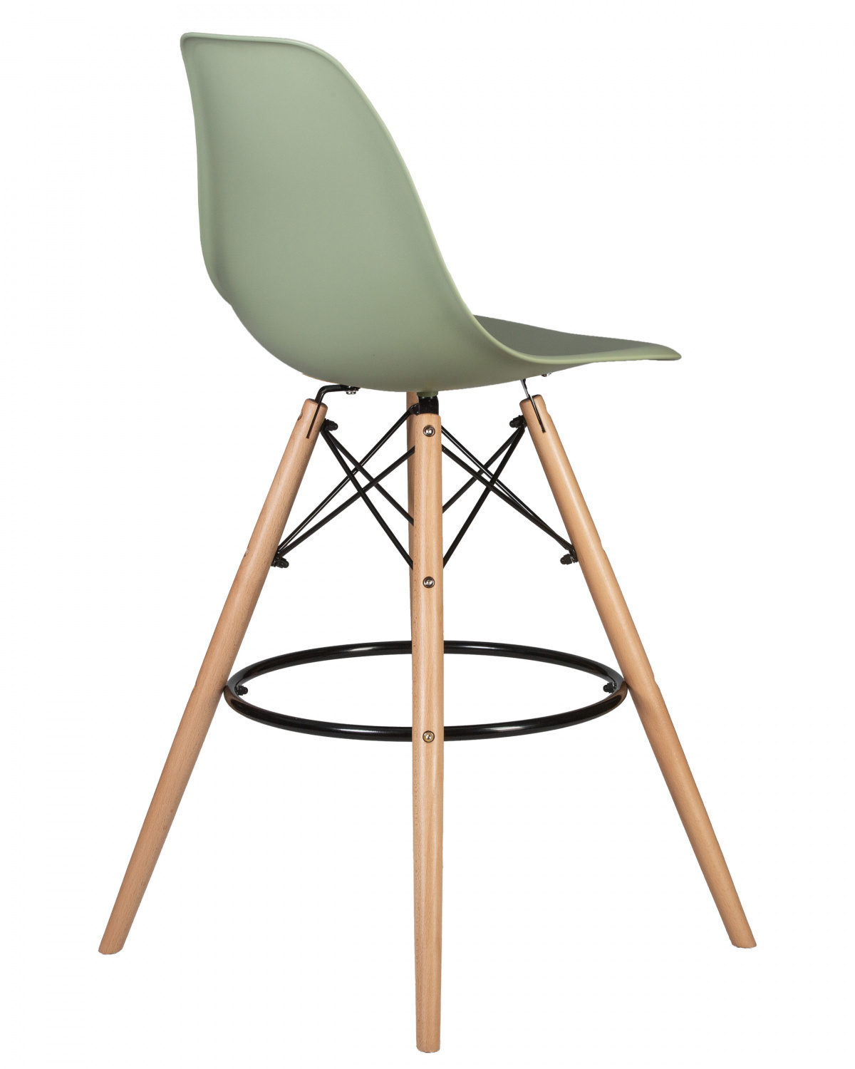 Стул барный DOBRIN DSW BAR, ножки светлый бук, цвет мятный (NX-G-09)