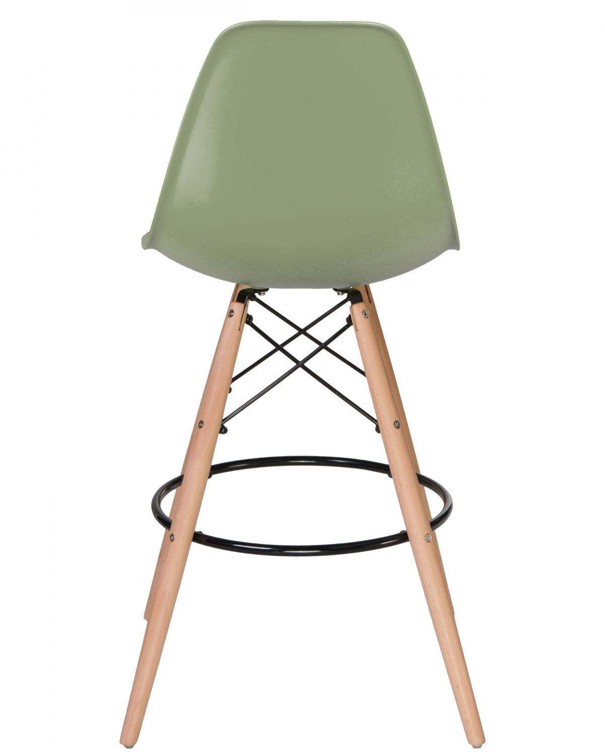 Стул барный DOBRIN DSW BAR, ножки светлый бук, цвет мятный (NX-G-09)