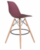 Стул барный DOBRIN DSW BAR, ножки светлый бук, цвет пыльная роза (NX-P-11)