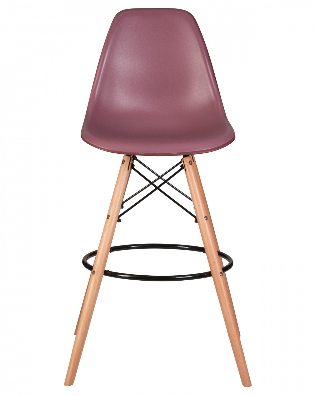 Стул барный DOBRIN DSW BAR, ножки светлый бук, цвет пыльная роза (NX-P-11)