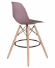 Стул барный DOBRIN DSW BAR, ножки светлый бук, цвет сиреневый (P-04)