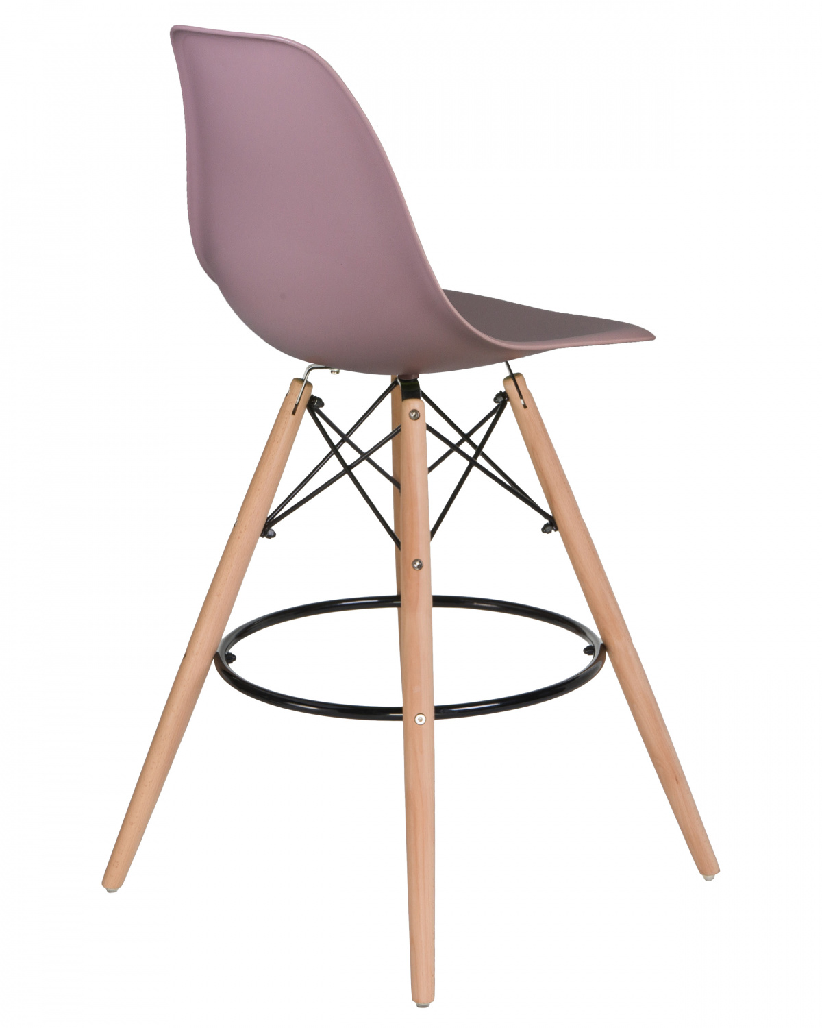 Стул барный DOBRIN DSW BAR, ножки светлый бук, цвет сиреневый (P-04)