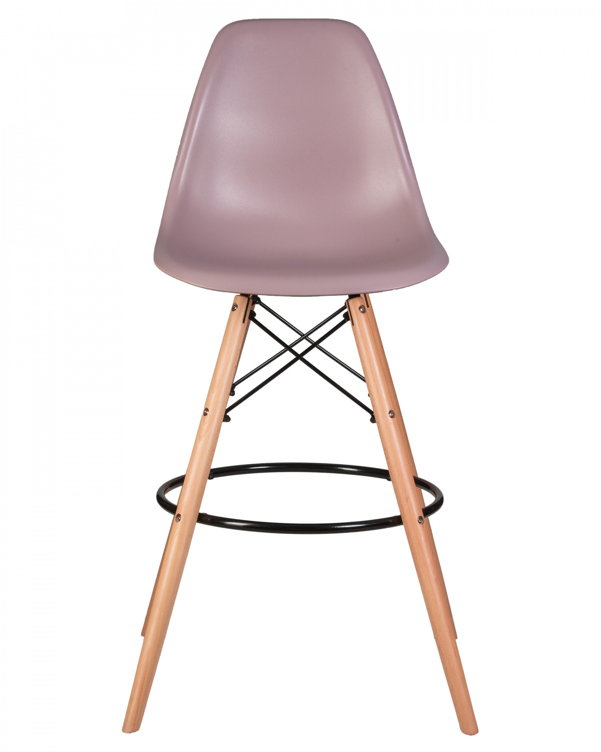 Стул барный DOBRIN DSW BAR, ножки светлый бук, цвет сиреневый (P-04)