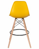 Стул барный DOBRIN DSW BAR, ножки светлый бук, цвет горчичный (Y-03)